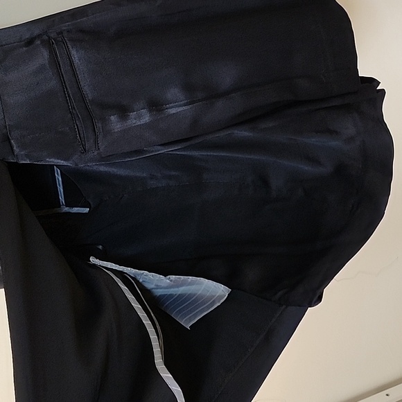 Anthro PreppyCore Blazer Romper Elegant Stylish Black Satin Sleeveless Size 6 - Picture 9 of 16